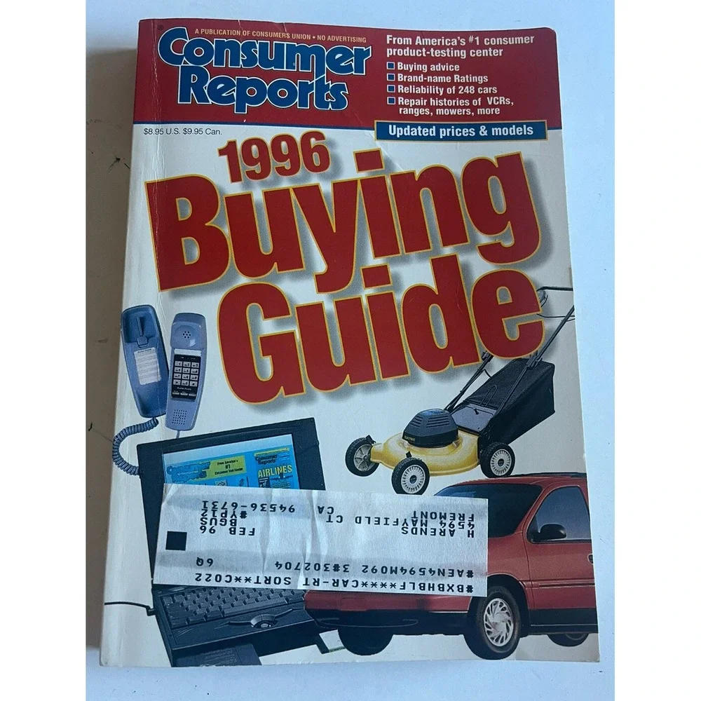 Consumer‎ Reports Buying Guide Lot Of 7 from 1999's